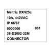 Meltric 36-D3002-32M CONNECTOR 36-D3002-32M